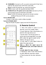 Предварительный просмотр 7 страницы Comprehensive CSW-HDBT300M Operation Manual