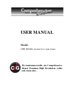 Comprehensive CSW-VGA211 User Manual preview