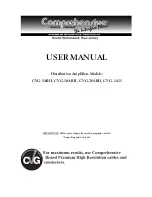 Предварительный просмотр 1 страницы Comprehensive CVG-10ARII User Manual