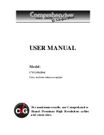 Предварительный просмотр 1 страницы Comprehensive CVG-10ARxl User Manual