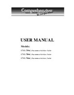 Preview for 1 page of Comprehensive CVG-719xl User Manual