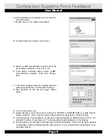 Предварительный просмотр 6 страницы Compressor Supreme Force Feedback User Manual