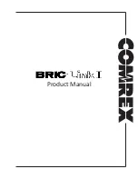 Comprex Bric-Link II Product Manual предпросмотр