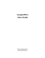 COMPRO COMPROPVR 2 User Manual preview