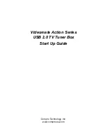 COMPRO U700 - START UP GUIDE Manual preview