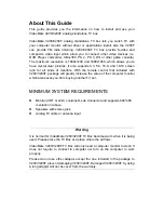 Preview for 3 page of COMPRO V200 - START UP GUIDE Manual