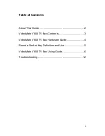 Preview for 3 page of COMPRO V600 - START UP GUIDE Manual