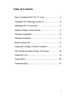 Preview for 3 page of COMPRO VideoMate M1F Startup Manual