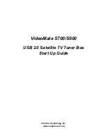 COMPRO VideoMate S700 User Manual preview