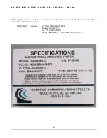 Preview for 13 page of Comprod Communications BDA-806870 Customer Instruction Manual