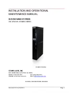 Compu-aire CKC AYAN IV-IR NANO SERIES Installation And Operational Maintenance Manual предпросмотр