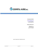 Предварительный просмотр 67 страницы Compu-aire SYSTEM 2500 S User Manual