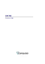 CompuLab CM-T43 Reference Manual предпросмотр