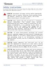 Preview for 2 page of CompuLab filet3 Owner'S Manual