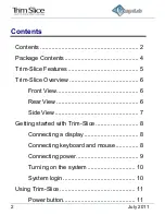 Предварительный просмотр 2 страницы CompuLab Trim-Slice User Manual