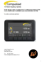 Preview for 1 page of COMPULOAD CL2000MKII Installation, Calibration & Operation Manual