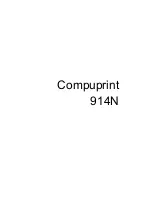 Предварительный просмотр 3 страницы Compuprint 914N User Manual