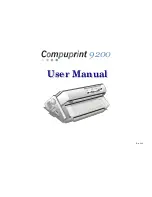 Compuprint 9200 User Manual preview