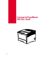 Compuprint PageMaster 280 User Manual preview