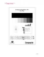 Preview for 38 page of Compuprint PageMaster 450 User Manual