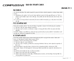 Preview for 7 page of CompuSTAR 2WSSR-T11 Quick Start Manual