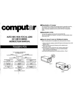 computar TG3Z2910 FCS Instruction Manual preview