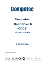 Preview for 1 page of Computec CDD6 User Manual