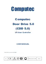 Computec Door Drive 5.0 User Manual preview