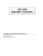 Computer Automation Technology CAT-250 Manual preview