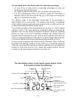 Предварительный просмотр 3 страницы Computherm Q8RF Operating Instructions Manual