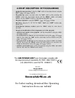 Preview for 20 page of Computherm Q8RF Operating Instructions Manual