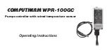 Предварительный просмотр 1 страницы Computherm WPR-100GC Operating Instructions Manual