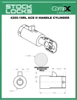 Предварительный просмотр 1 страницы COMPX 4255-19RL Dimensions