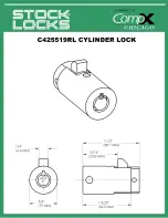 COMPX C425519RL-KD Dimensional Drawing предпросмотр