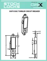 Preview for 1 page of COMPX C8070 Dimensional Drawing