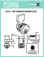 Preview for 1 page of COMPX C8137 Dimensional Drawing