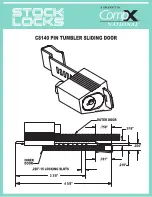 Preview for 1 page of COMPX C8140 Dimensional Drawing
