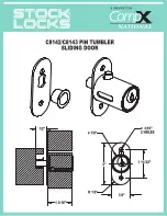 Предварительный просмотр 1 страницы COMPX C8142 Dimensional Drawing
