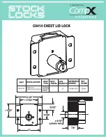 Preview for 1 page of COMPX C8414 Dimensional Drawing