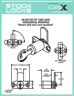 Предварительный просмотр 1 страницы COMPX CB087-187 Instruction Sheet