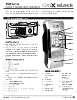 COMPX eLock 150 Series Instructions Manual preview