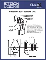 Preview for 1 page of COMPX MFWPLTT078 Dimensional Drawing