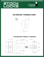 Preview for 1 page of COMPX OU-4265-NA Dimensional Drawing