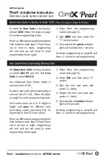 Preview for 9 page of COMPX Pearl KEYPAD Installation Instructions Manual