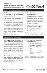 Preview for 11 page of COMPX Pearl KEYPAD Installation Instructions Manual