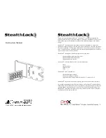 Preview for 1 page of COMPX StealthLock SL-100 Instruction Manual