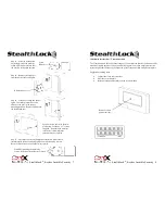 Preview for 4 page of COMPX StealthLock SL-100 Instruction Manual