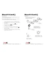 Preview for 9 page of COMPX StealthLock SL-100 Instruction Manual