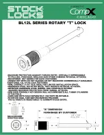 COMPX Stock Locks BL12L Series Dimensional Drawing preview