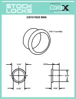 COMPX Stock Locks C2018 Dimensional Drawing preview